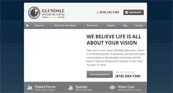 Desktop Screenshot of glenopto.com